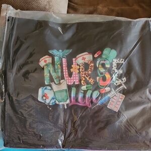 Black Nurse Life Tote Bag